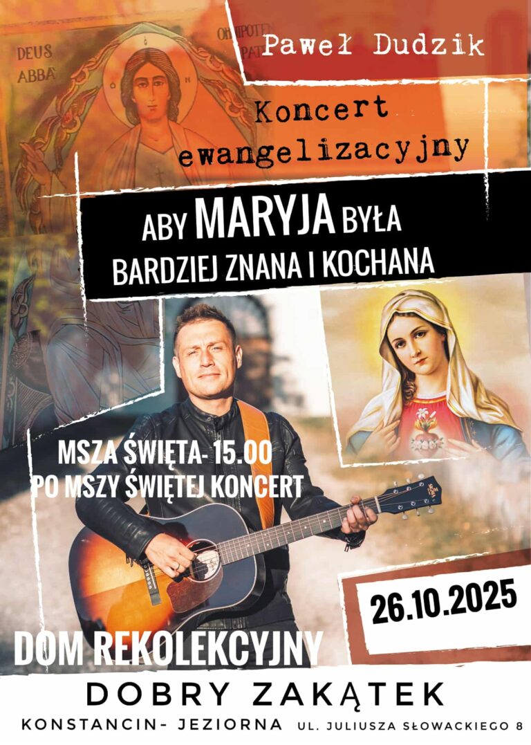 🎶 WYJĄTKOWY KONCERT EWANGELIZACYJNY W KONSTANCINIE! 🎶