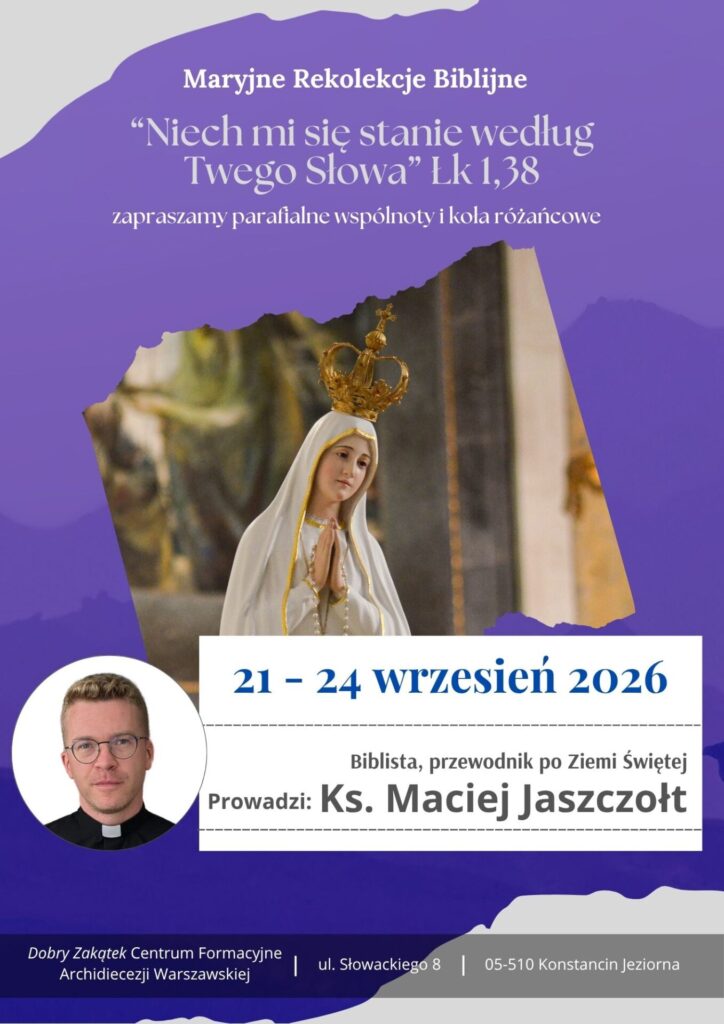 maryjne rekolekcje biblijne